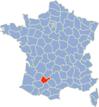 Carte Tarn-et-Garonne